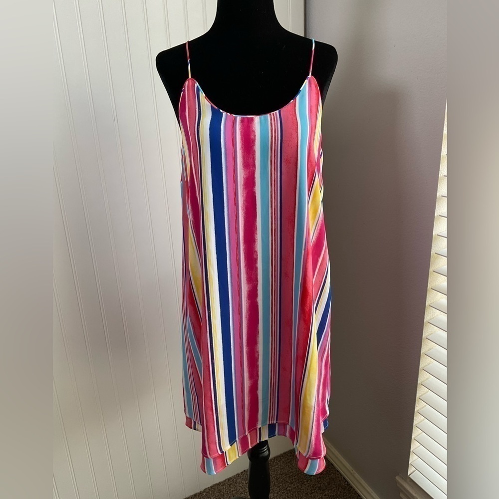 ALYA Striped Dress.